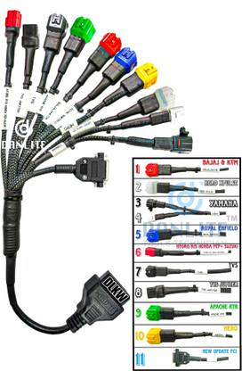 DLKW Danlite BS6-BS7 Bikes Scanning Cable OBD Interface