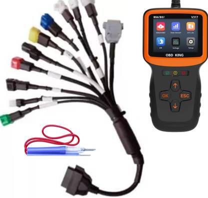 Xsentuals V317 OBD Scanner BS6 Bike OBD II Cable Complete Set OBD Reader