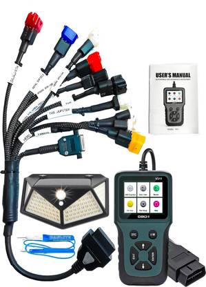 DANLITE TOOLS AND TECHNICIAN Bs6 (11 Types Cable + V311 ) work on all Bikes OBD Interface
