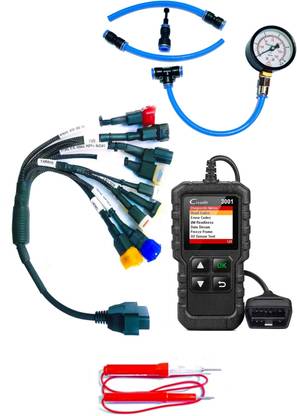 Danlite Tools Technician Danlite Bs6 bike 9 cord cable+launch creader 3001 free continuity tester OBD Reader