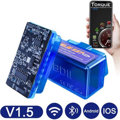SPANTER Bluetooth ELM327 Auto V1.5 OBD2 Scanner Code Bike Diagnostic Tool OBD Reader