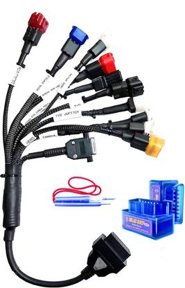DANLITE TOOLS AND TECHNICIAN OBD-II (OBD2) 16-pin Smart Multi-Pin Converter Cable with OBD Adapter OBD Reader OBD Interface