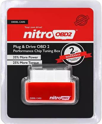Nitro OBD2 Tunning Box With Extra 35% Power and 25% More Torque for Diesel Cars OBD Reader