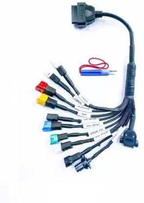 RG NEW 11 Connectors Work on all BS6 Bike OBD Interface free continuity tester OBD Reader