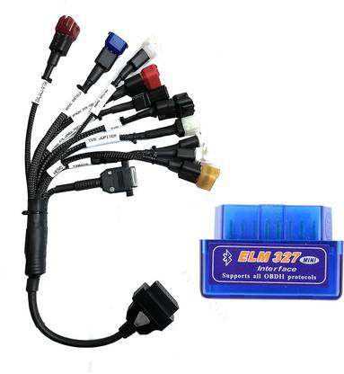 Xsentuals Bs6 OBD Cable 11 Types with OBD Scanner OBD Reader