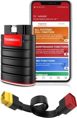 XPR3SS THINKDIAG OBD2 Diagnostic Scanner+Extension Cord 15+ Reset Function Free 1 Year OBD Reader