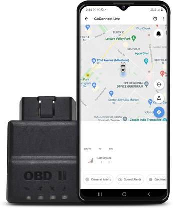 GoMechanic GoConnect GPS Tracker, Vehicle Health & Mileage Monitoring OBD Reader