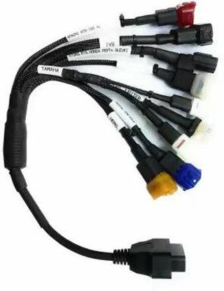 Xsentuals OBD-II (OBD2) 16 pin Smart Multi Pin 9 Types Converter Cable OBD Reader