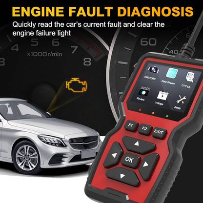 Obdking V519 OBDII Diagnostic Vehicle Code Reader for Cars and Three WHEELERS OBD Reader