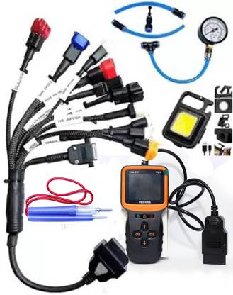 Obdking V317 Obd Scanner BS6 BS7 + 11 Cord Obd Cable Combo for All Bikes OBD Interface