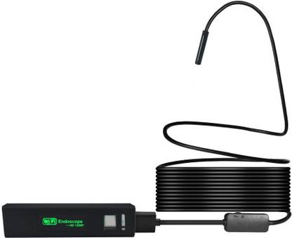 microware 1200P WIFI Endoscope Camera HD 8mm Borescope for iPhone Android IP68 IOS Objective Microscope Lens