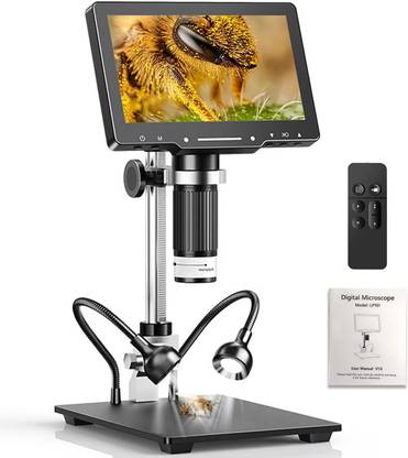 amiciTools HDMI Digital Microscope, 1600X Magnification with 1080P FHD Video Record Objective Microscope Lens