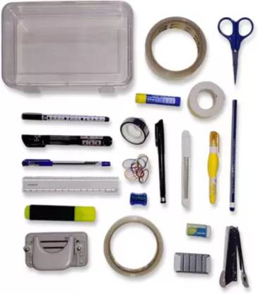 QURTASIA 21 in 1 Standard Stationery Kit for Office - Home use | Home &  Office Set