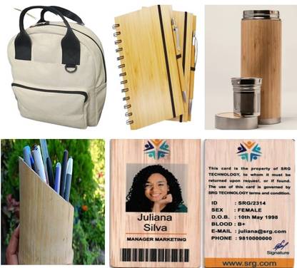 aslibamboo Employee Joining Kit  Office Set