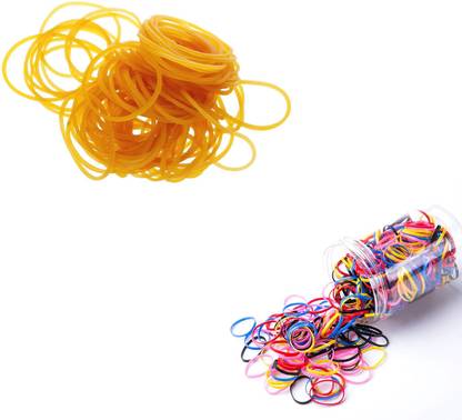 Sharum Crafts Rubber Elastic Yellow & Rubber Elastic J