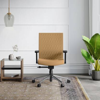 Godrej Interio Prime Full Back Fabric Office Adjustable Arm Chair