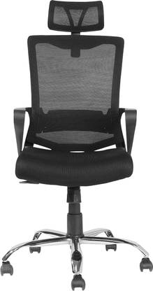 ErgoLab Kone High Back Ergonomic With Single Lock Mechanism & Strong Chrome Mesh Study Arm Chair