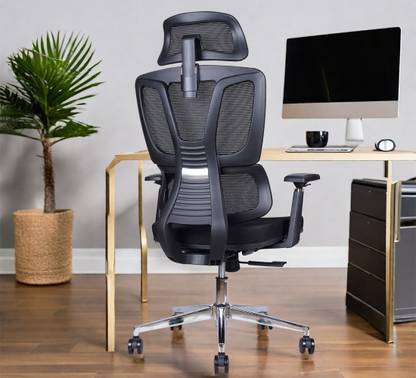 MRC Executive Chairs Mrc Bravo High Back Mesh Office Chair with Multi lock Mechanism-Black Mesh Office Adjustable Arm Chair