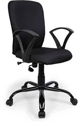 Nanakram Fabric Office Adjustable Arm Chair