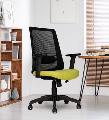 TEAL Fabric Office Adjustable Arm Chair