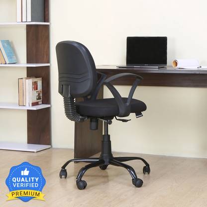 Nilkamal Dice Fabric Office Arm Chair
