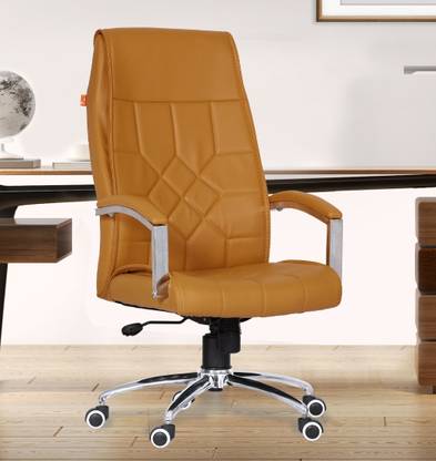 Da URBAN Montana Camel Revolving | High Back | Ergonomic | Home & Office | Leatherette Office Executive Chair