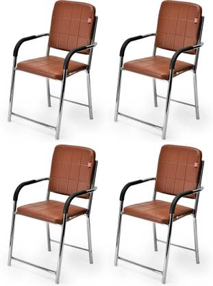 SOMRAJ Office Visitor Study Chair Computer Labs Hostel School Library Chair Leatherette Office Visitor Chair