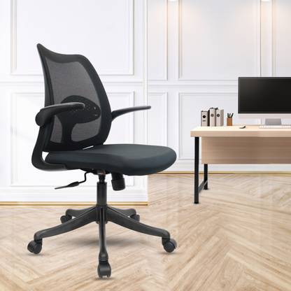 Make My Chairs Dolphin Flip Armrest Executive Workstation Chair Mesh Office Arm Chair
