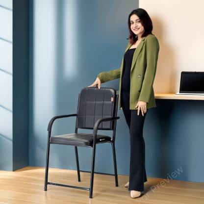 RATISON Office Visitor Study Executive Computer Student Work from Home Study Leatherette Office Arm Chair