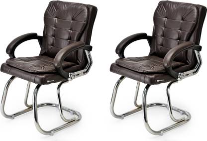 SOMRAJ Office Visitor Director school college Manager home guest Study computer Chair Leatherette Office Arm Chair