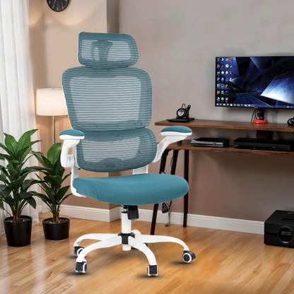 Drogo Ergonomic Office Chair for Work from Home Computer Chair with Lumbar Support Mesh Office Adjustable Arm Chair