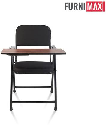 FURNIMAX Folding Study Chair With Cushion & Adjustable Writing Pad Fabric Study Folding Chair