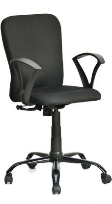 Komfy Fabric Office Adjustable Arm Chair