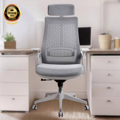 FLORICON Alpha Pro Ergonomic Office Chair for Home & Work Mesh Office Arm Chair