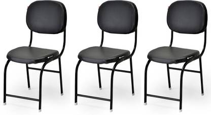 RATISON Guest Visitor Study Without arm Rest Leatherette Office Visitor Chair Leatherette Office Visitor Chair