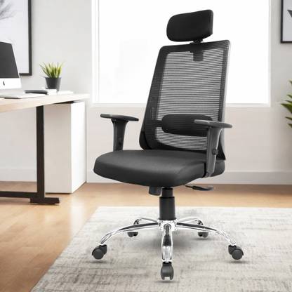 Make My Chairs Hilite High Back Mesh with Synchro Lock Executive Chair Mesh Office Adjustable Arm Chair