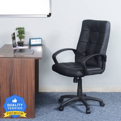 Nilkamal Delphi Leatherette Office Arm Chair