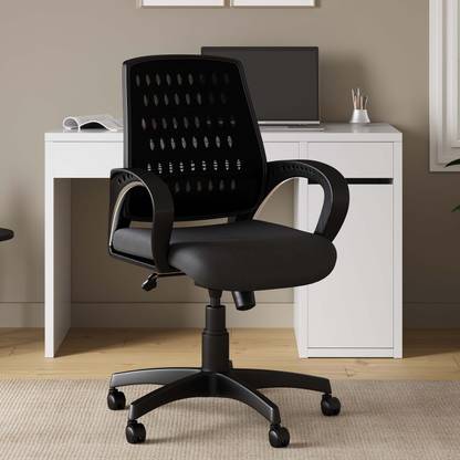 Flipkart Perfect Homes Mesh Mid-Back 898 Century Drafting Staff, Workstation, Desk Mesh Office Executive Chair