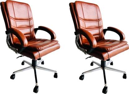 KITHANIA Ergonomic Home & Office Study Reception Executive Chair Leather Office Executive Chair