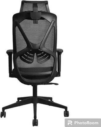 Officeplus Nylon Office Adjustable Arm Chair