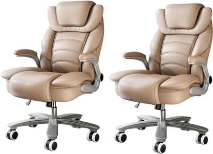 CHAIRTECH ® Pack of 2| Upto 5 Years of Warranty | High Back | Ergonomic | Home & Office Leatherette Office Executive Chair