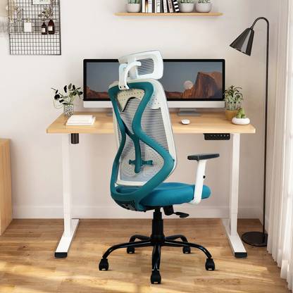 CELLBELL C190 Berlin Lite Imported Pneumatic Hydraulic | Ergonomic High Back Mesh Office Adjustable Arm Chair