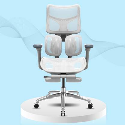 दी स्लीप कंपनी Elite Premium Ergonomic High-Back Desk for Office & Home With Footrest मैश ऑफिस एग्जिक्यूटिव चेयर