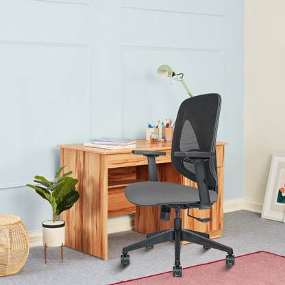 Wakefit Cliff Medium Nylon Base Fabric Office Adjustable Arm Chair