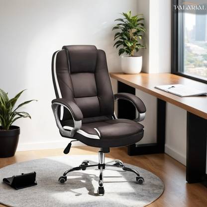 Palarial Deluxe High-Back Executive Leather Office with Adjustable Height Leatherette Office Executive Chair