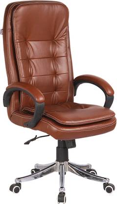 Eezy Executive High-Back Special Double Cushioned Manager Office 360 Degree Swivel Bonded Leather Office Executive Chair