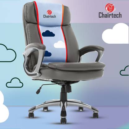 CHAIRTECH Leatherette Office Adjustable Arm Chair