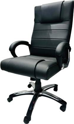 SCHOOL FURNITURE Executive High Back Office Boss Revolving Chair for Directors, Principles Leatherette Office Arm Chair