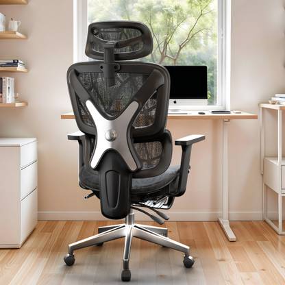 Drogo Ergonomic Office Chair for Work from Home Computer Chair 3D Armrest, 2D Headrest Mesh Office Executive Chair
