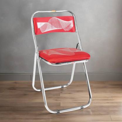 Patelraj Metal and Cotton Office Folding Chair